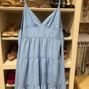 Altar'd State Light Blue Mini Dress